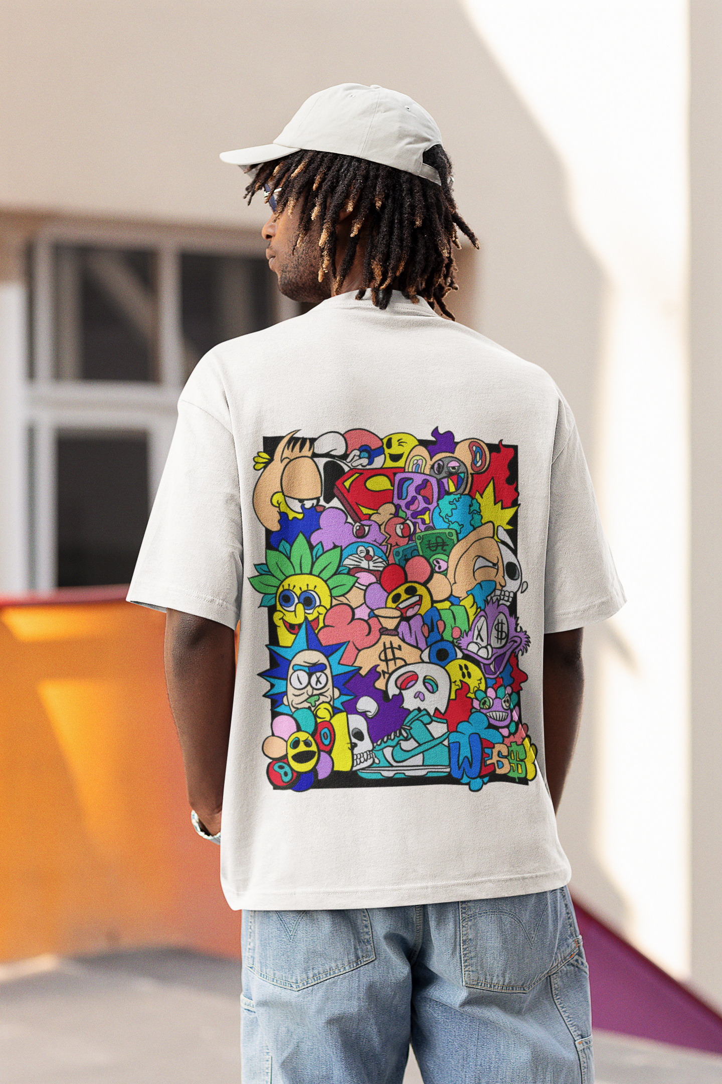 Urban Doodle Delight Streetwear T-shirt